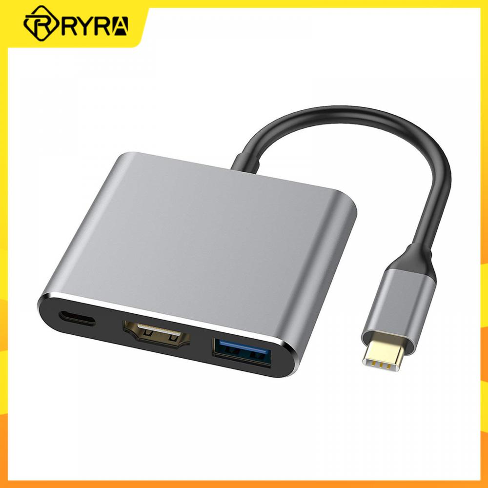 RYRA-3  1 Ÿ C To HDMI ȣȯ USB 3.0   Ʈ , ȭ Ʈ 10 Ｚ S8  USB 3.0  й